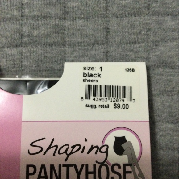 Lot of 2 Assets by Spanx Shaping Pantyhose Size 1 (1 Black and 1 Nude) - Picture 4 of 5